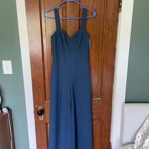 Abercrombie & Fitch Blue Palazzo Jumpsuit